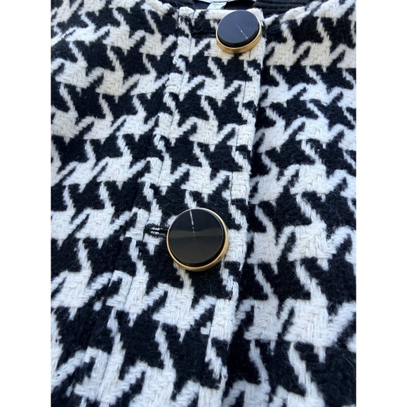 Oversized Houndstooth Bomber L'Academie Sophia Jacket SOLD OUT ON REVOLVE Small - Picture 6 of 13